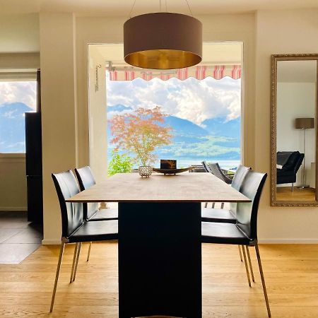Panorama Boutique Apartment With Air Condition, Spa Entry In Solbadhotel Sigriswil Exteriör bild