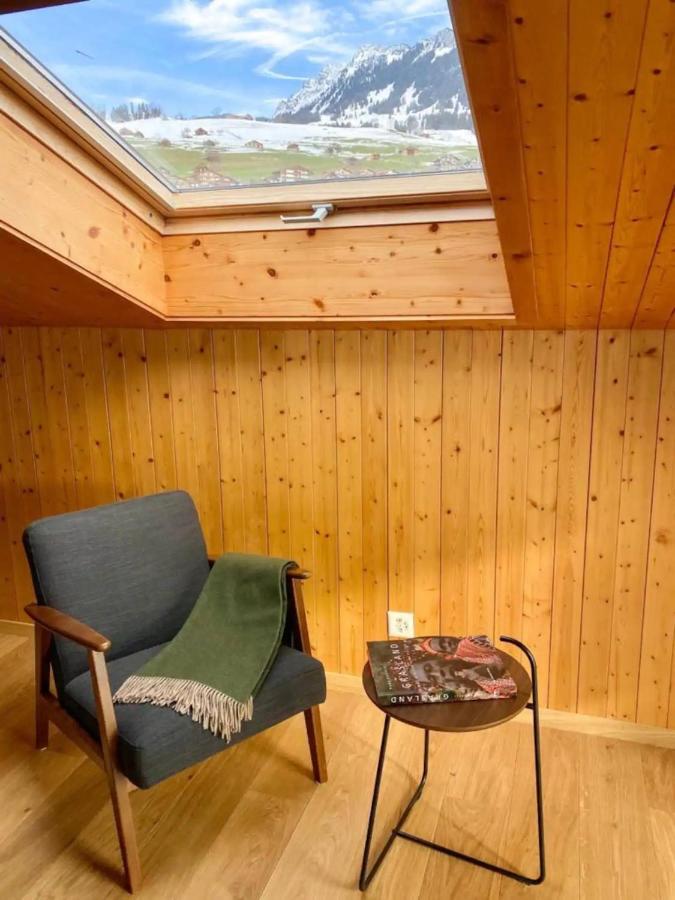Panorama Boutique Apartment With Air Condition, Spa Entry In Solbadhotel Sigriswil Exteriör bild